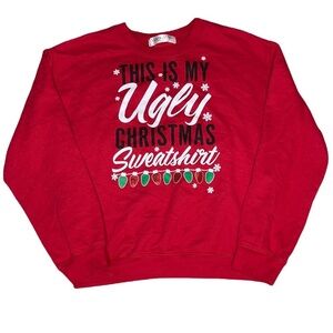 Wound Up Girls Christmas Sweater Size 7/9